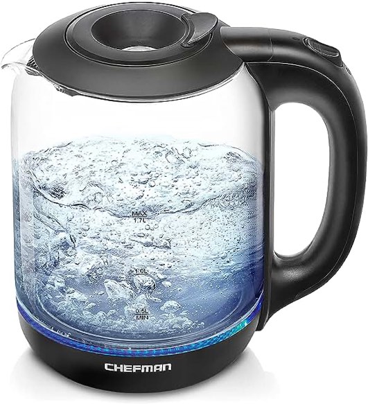 Chefman1.7 Liter Cordless Electric Kettle