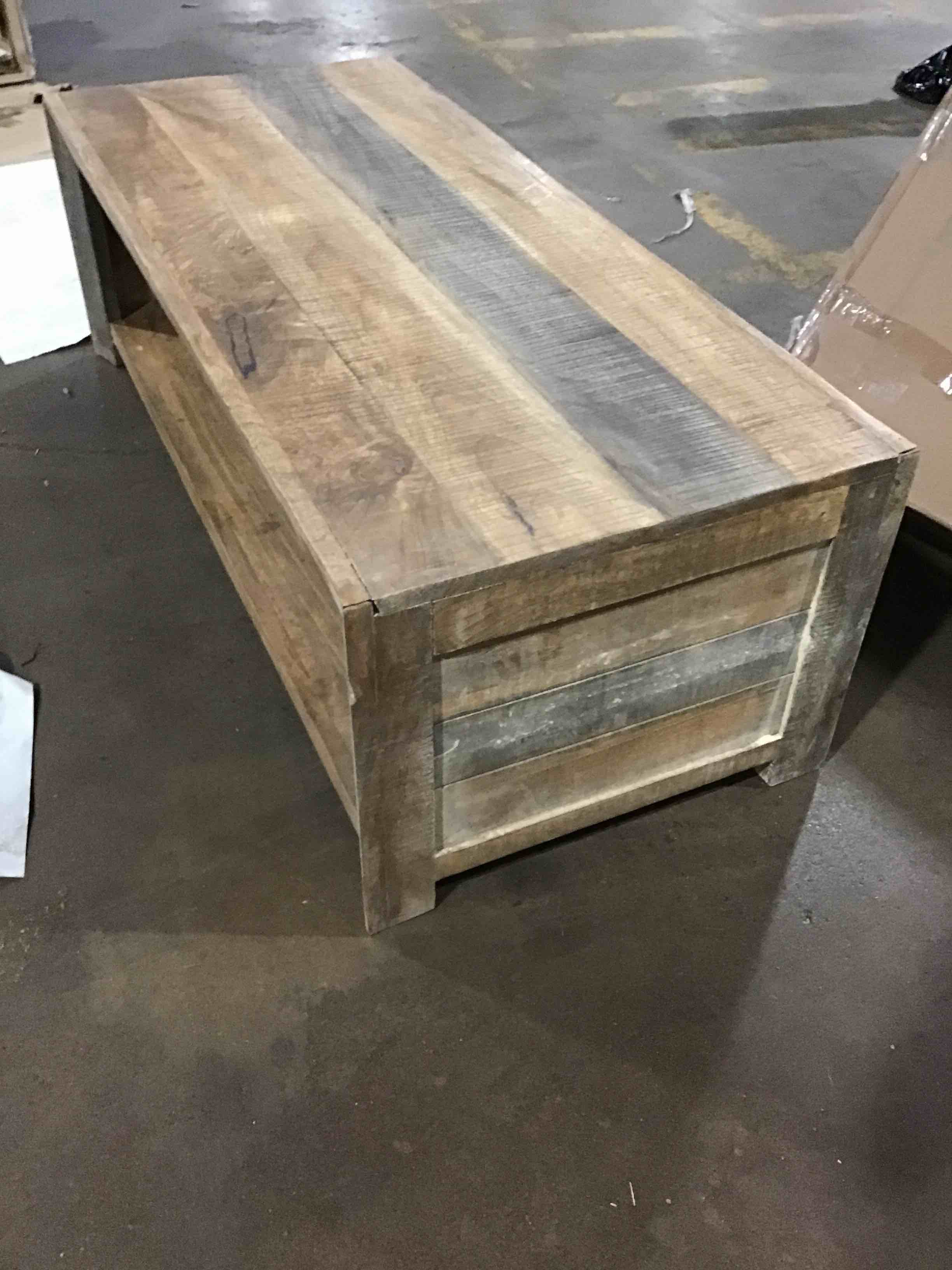 Wood Coffee Table 55x24x18