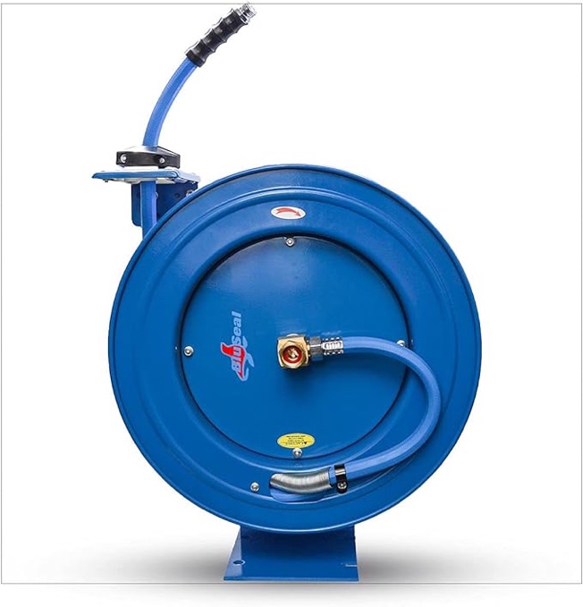 Bluebird industrial grade auto retractable hose reel