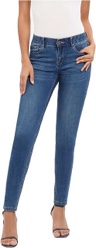 Women skinny stretch, classic denim, jeans by stretch jeans