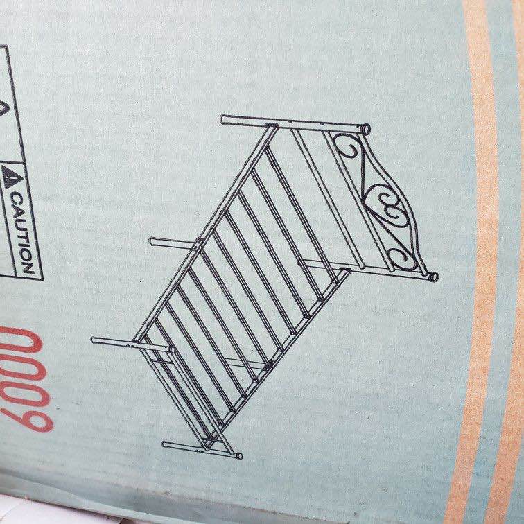 Metal Bed Frame, black 