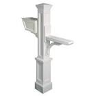 Mayne Posts Mayne Westbrook Plus Arm & Planter Combo, White