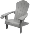 Keter Weather-Resistant Adirondack Chair (Light Grey)