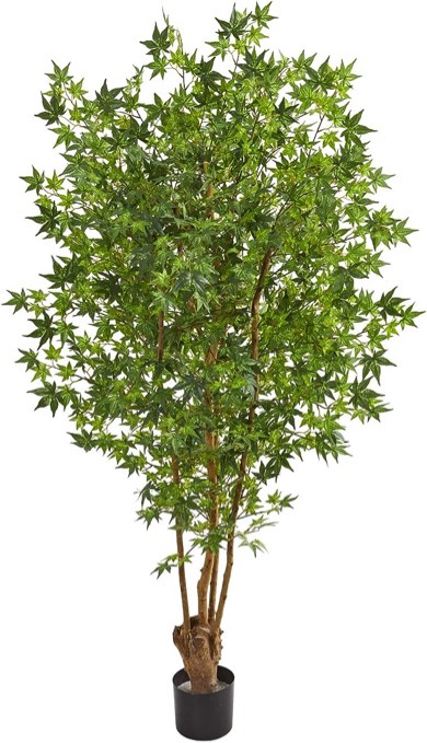 Nearly Natural 6’ Maple Artificial Silk Trees Green
