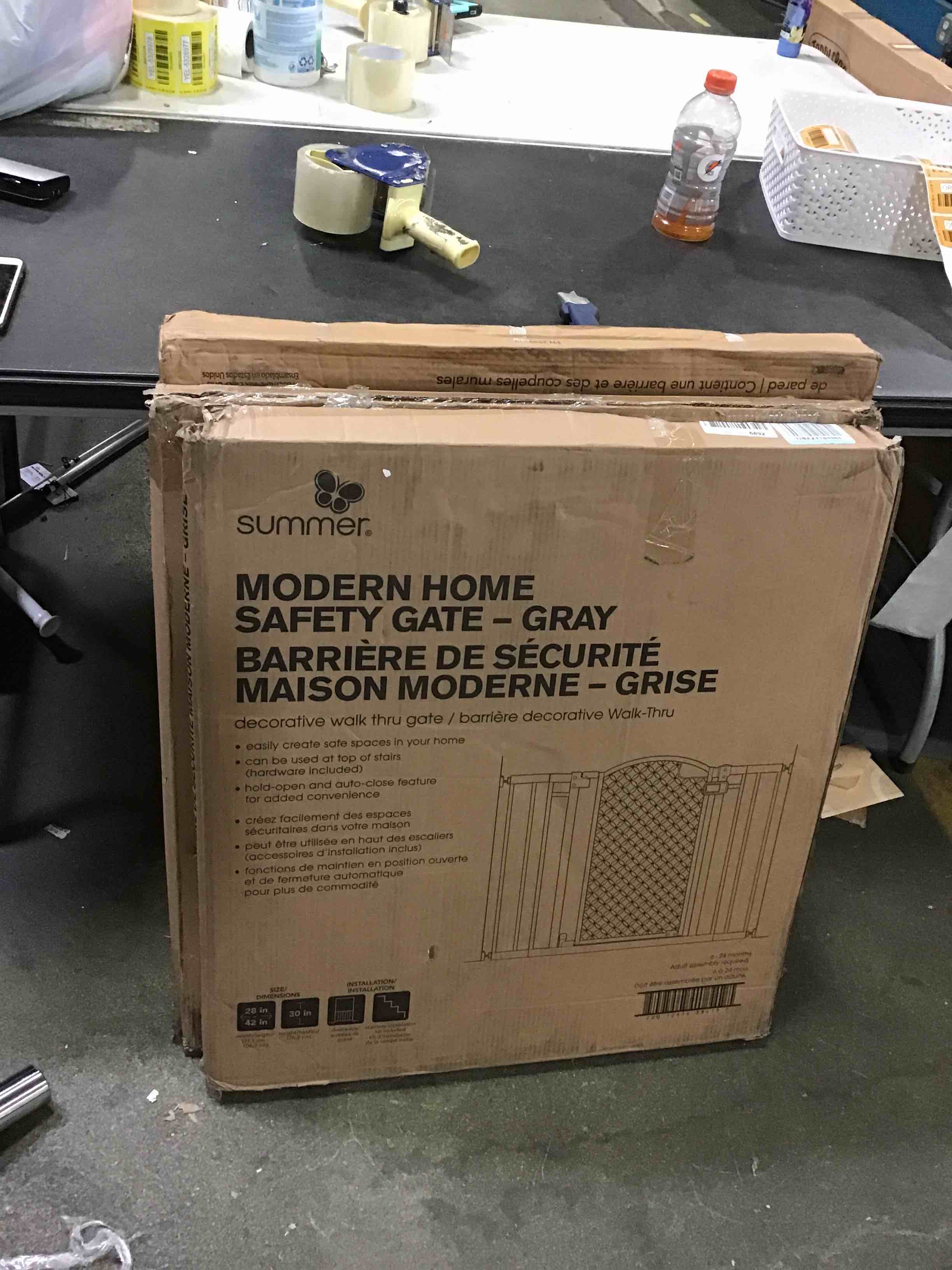assorted baby gates 