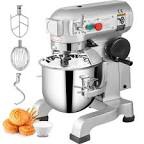 vevor 15 Qt. Commercial Food Mixer 3 Speeds Adjustable Spiral Mixer with Stainless Steel Bowl for Schools Bakeries