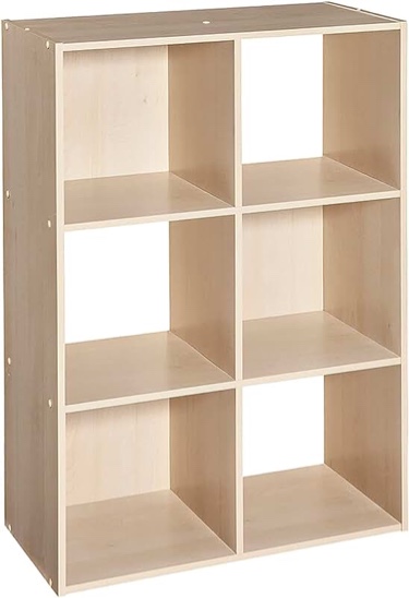 Closet maid 9 cube organizer natural wood 