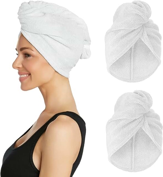 The Original Turbie Twist Microfiber Towel (White)