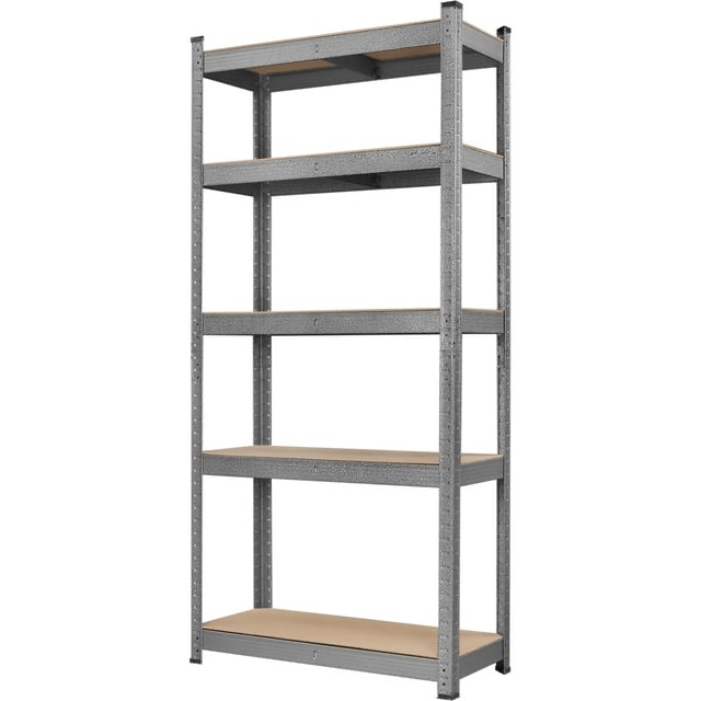 BuxWellBang 5-Shelf Heavy Duty Shelving - Adjustable Garage Storage Shelves
