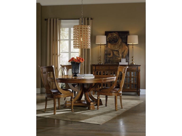 Hooker Furniture Casual Dining Tynecastle Round Dining Table Base ( Only Table ,INCOMPLETE) 