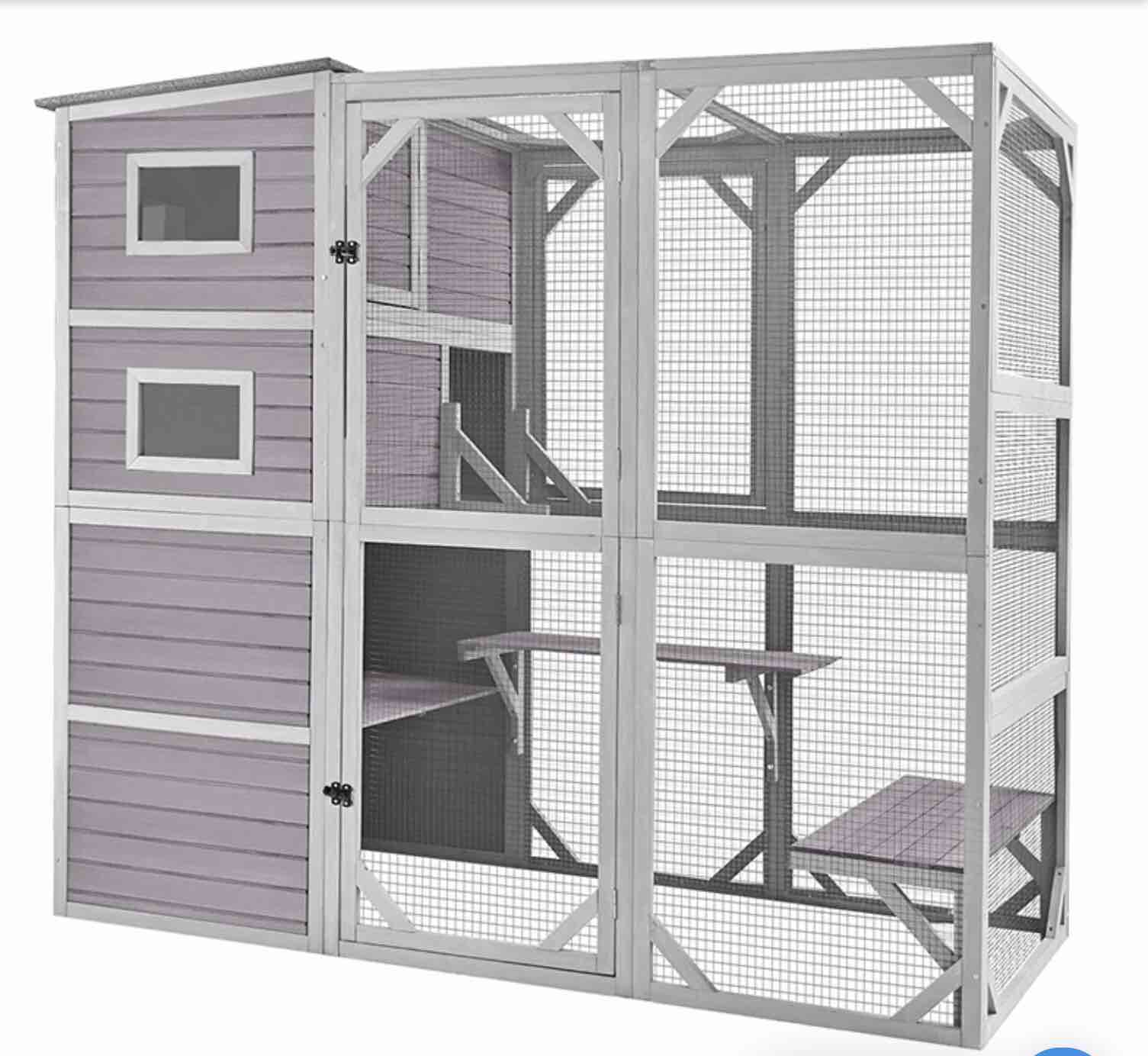 Aivituvin-AIR54 Outdoor Cat Enclosure | Large Pet Enclosure ( Incomplete Box 3/3 Only ) 