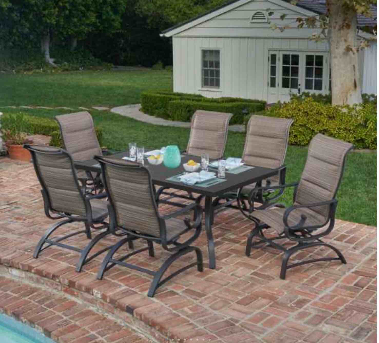 Set Of 6 Darby Home Co Fernandes Outdoor Dining Chairs (No Table)