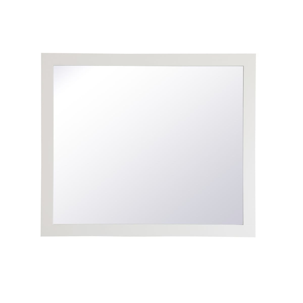 Elegant Lighting Aqua 36" x 42" Traditional Rectangular Framed Bathroom Wall Mirror