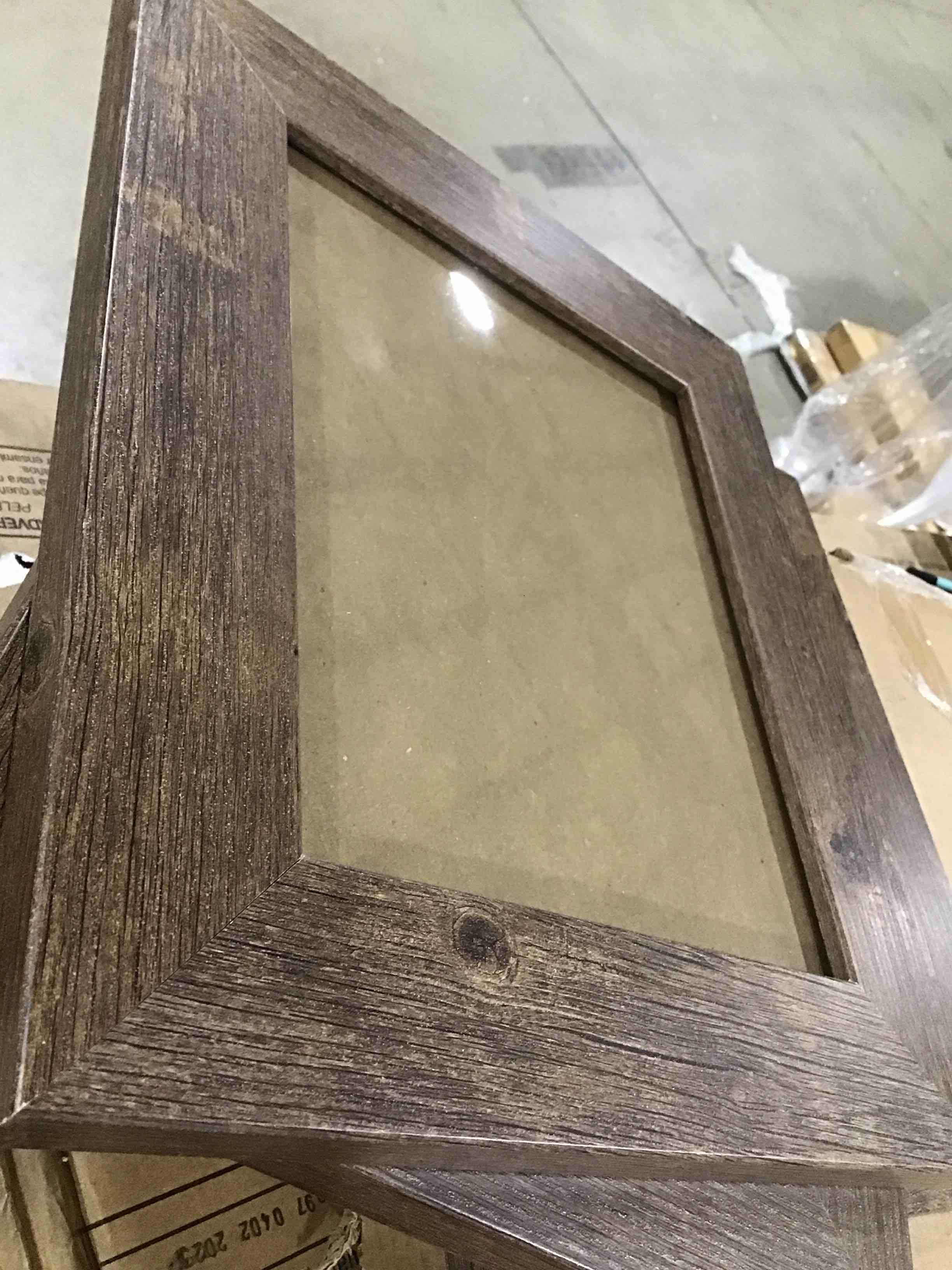wooden glass picture frame