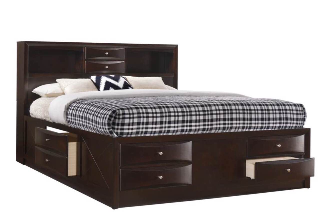 king bed (incomplete box 1/2)
