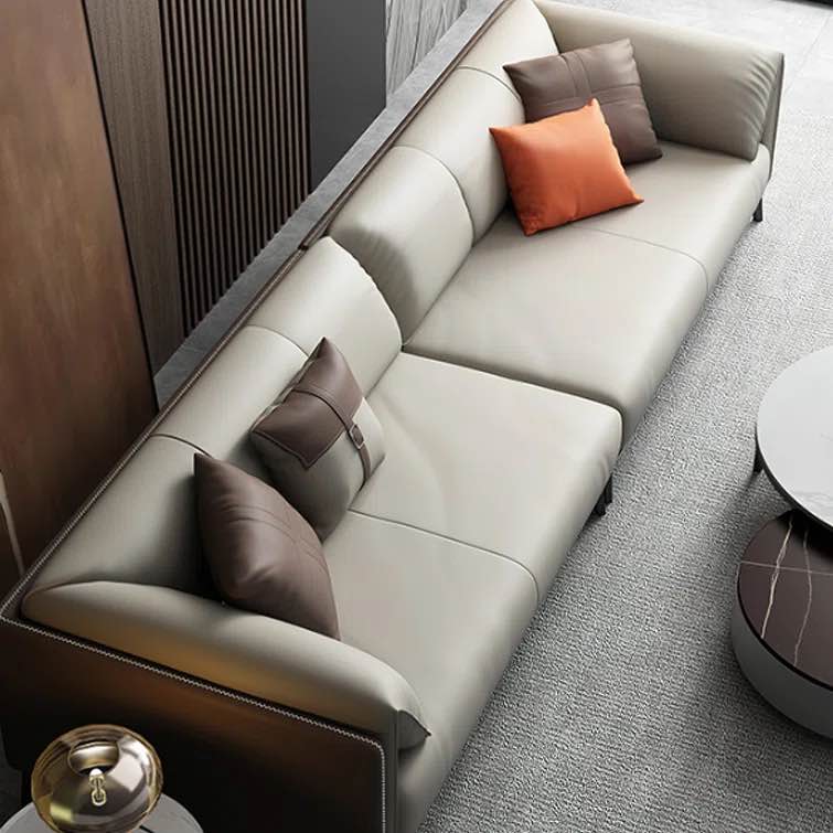 wassili 86” vegan leather sofa (incomplete part 1/2)