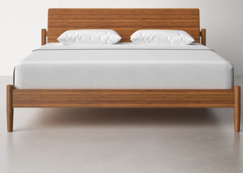 benji solid wood platform bed (incomplete box 1/2)