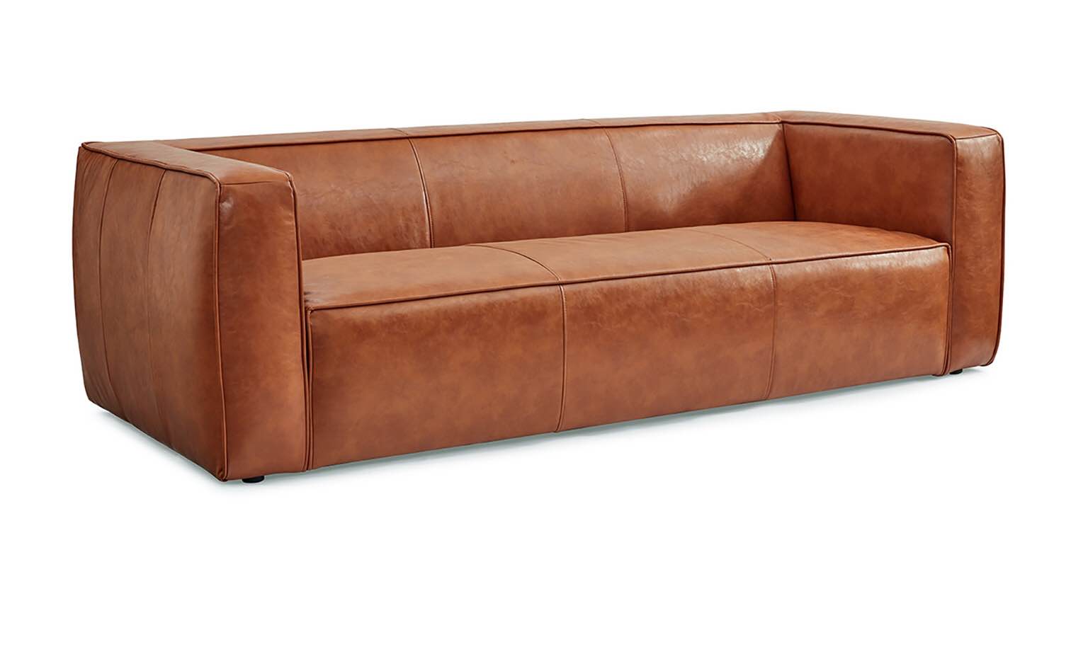 Aeon Caramel Leather Sofa AETH0303-0-Caramel