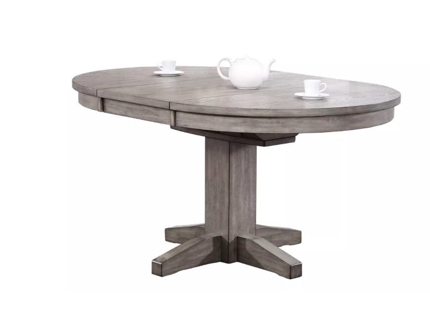 Graystone Dining Table w/ Leaf base only  ,incomplete