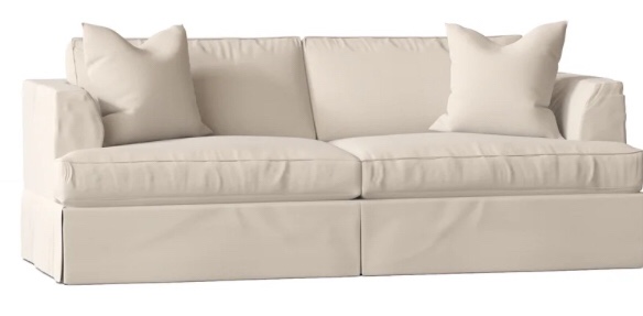 Lucia 93'' Slipcovered Sleeper Sofa