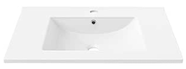 SWISS MADISON. 36” CERAMIC VANITY SINK TOP