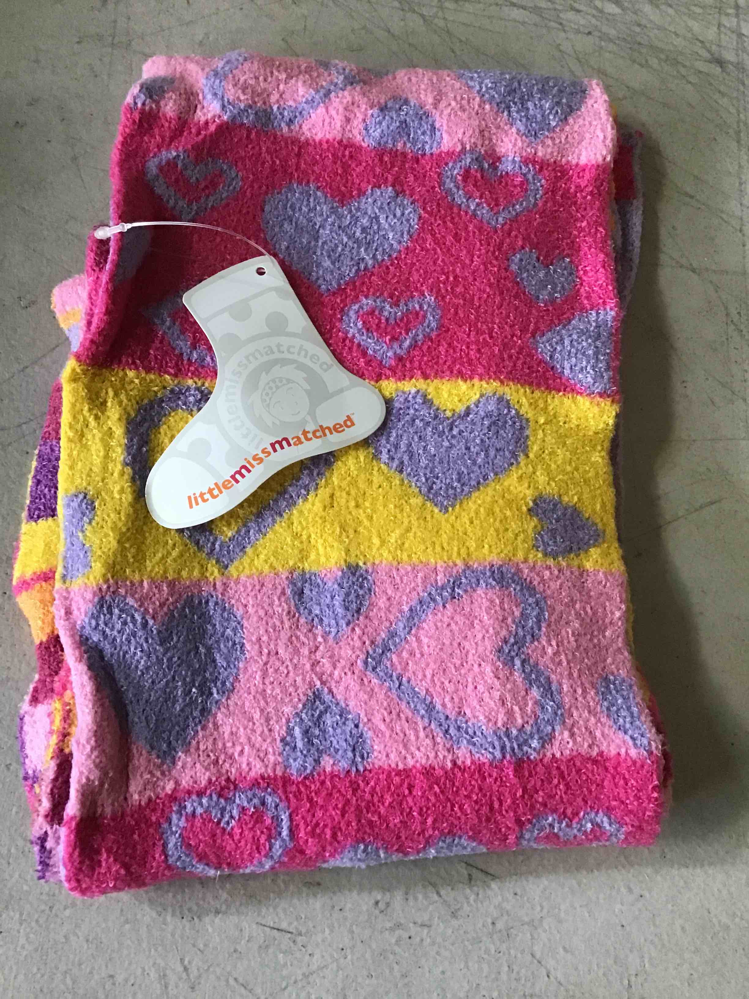 Little miss matched heart scarf 