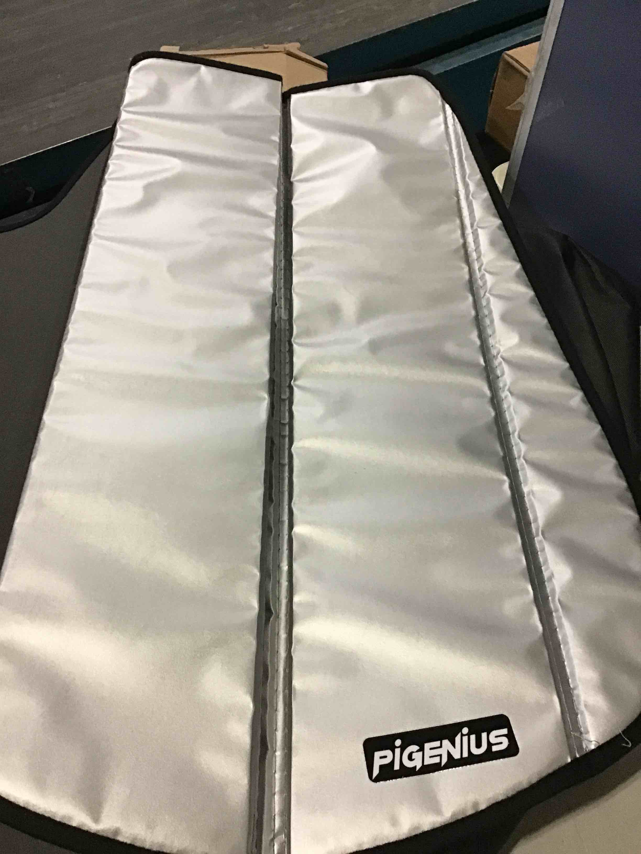 Pigenius Windshield Sun Shade for 2015-2021 Subaru WRX/WRX STI, 2013-2015 XV Crosstrek, 2016-2017 Crosstrek, 2012-2016 Impreza - Premium Folding Sunshade(with Eyesight Driver Assist)