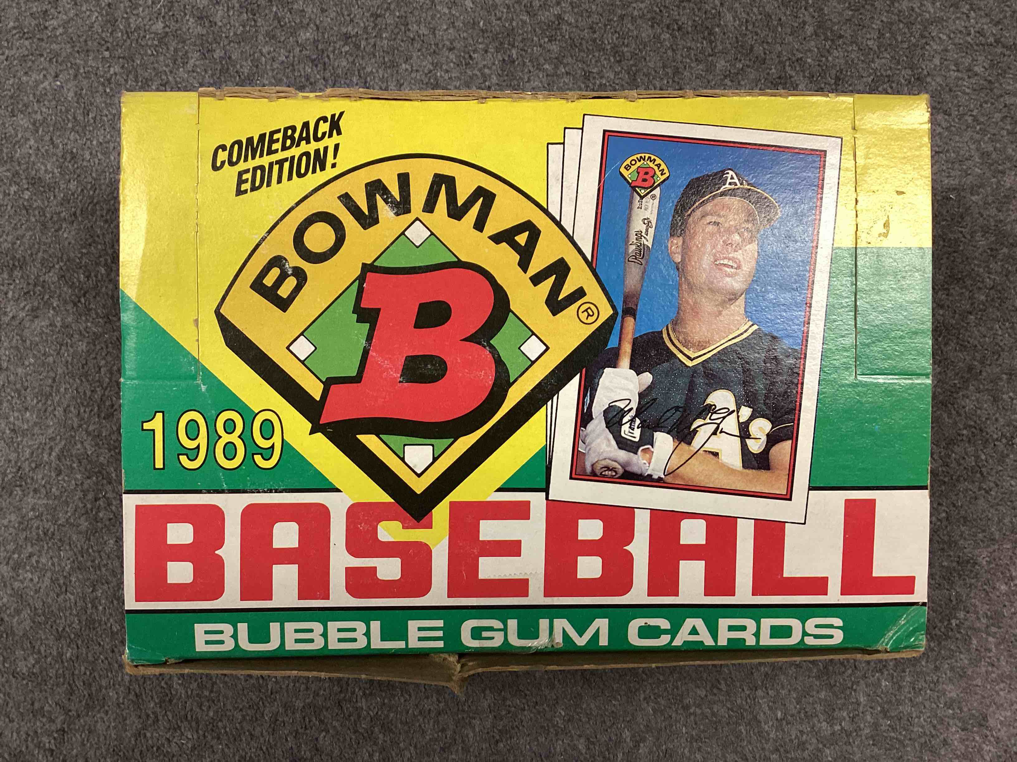 Wow!  1989 Bowman Baseball Unopened Wax Pack, Direct From Unopened Original Case!  This Is Where To Search For Ken Griffey Jr. Rookie!  Getting Harder & Harder To Find!