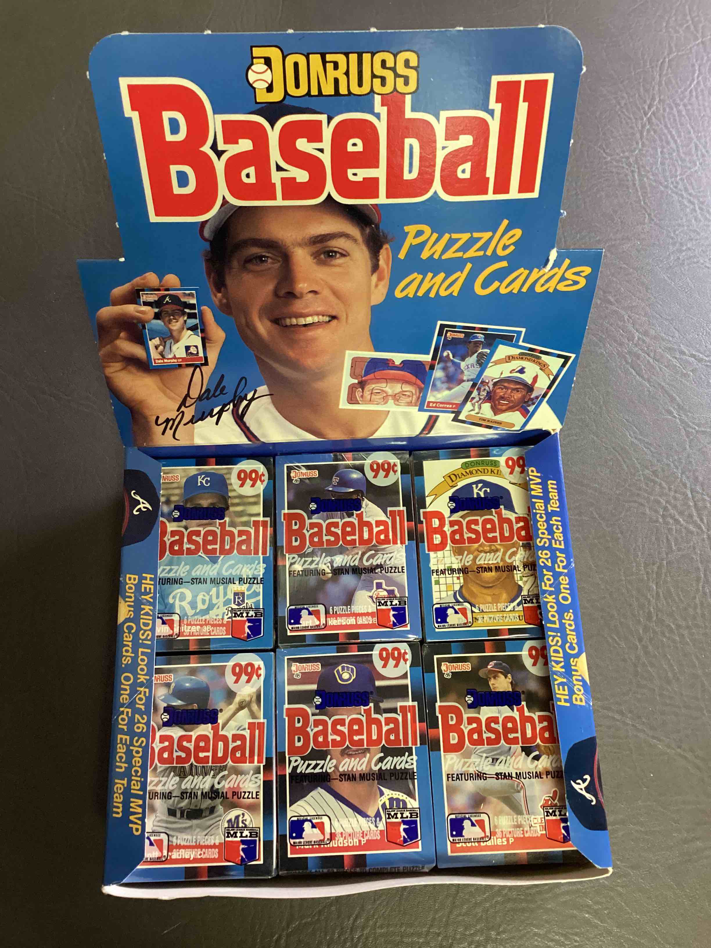 1988 Donruss Baseball Unopened 36 Card Cello Pack, Direct From Original Retail Case.  Search For Rookies From Mark Grace & Tom Glavine & So Much More!