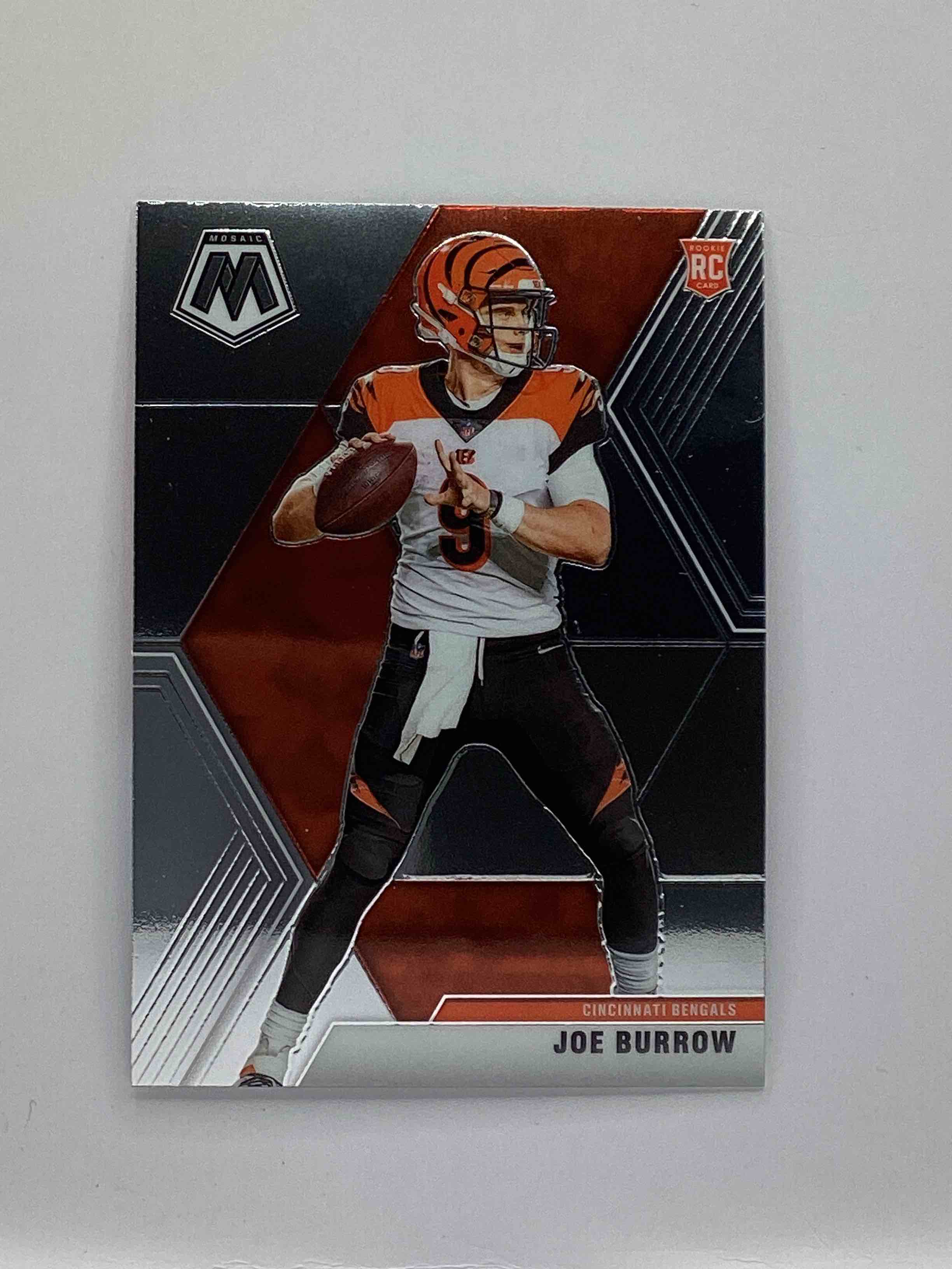 Who Dey Whoah!  Hard To Collect!  Three Amazing Matching Rookie Cards!  Joe Burrow 2020 Mosaic, Ja’ Marr Chase 2021Mosaic & Tee Higgins 2020 Mosaic!  All Rookies, All Matching & All Mint!