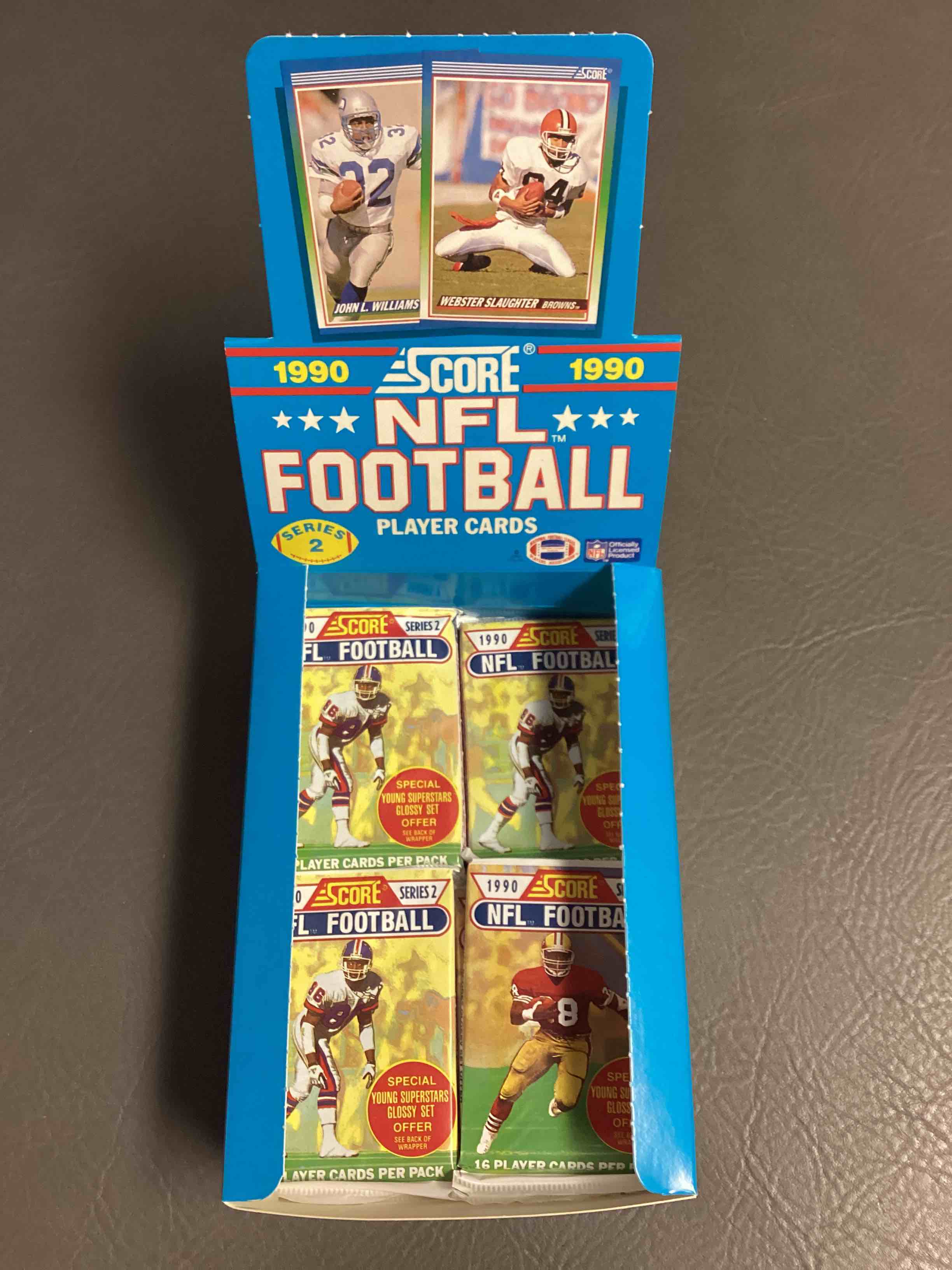 1990 Score Football Sealed Pack, Series Two, Direct From Original Case.  Search For Emmit Smith Rookie, Early Barry Sanders & Jerry Rice & So Much More!