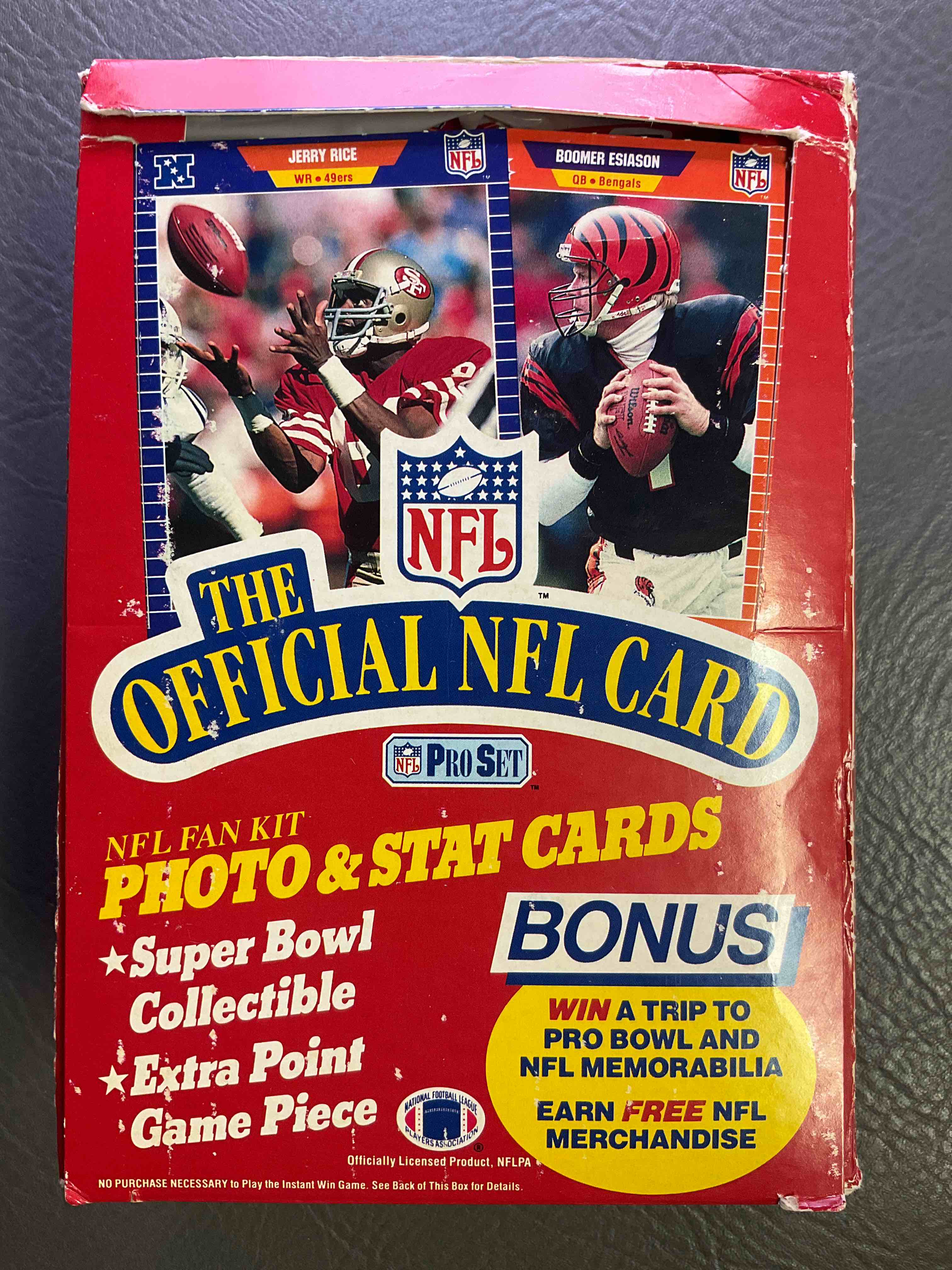 Loaded!  1989 Pro Set Football Sealed Card Pack, Direct From Original Retail Case!  Highly Sought After By Collectors As This Year Is Loaded With High Profile Rookies!  Search For Rookie Cards From Barry Sanders, Deion Sanders, Troy Aikman, Michael Irvin & Much More!  Getting Hard To Find!