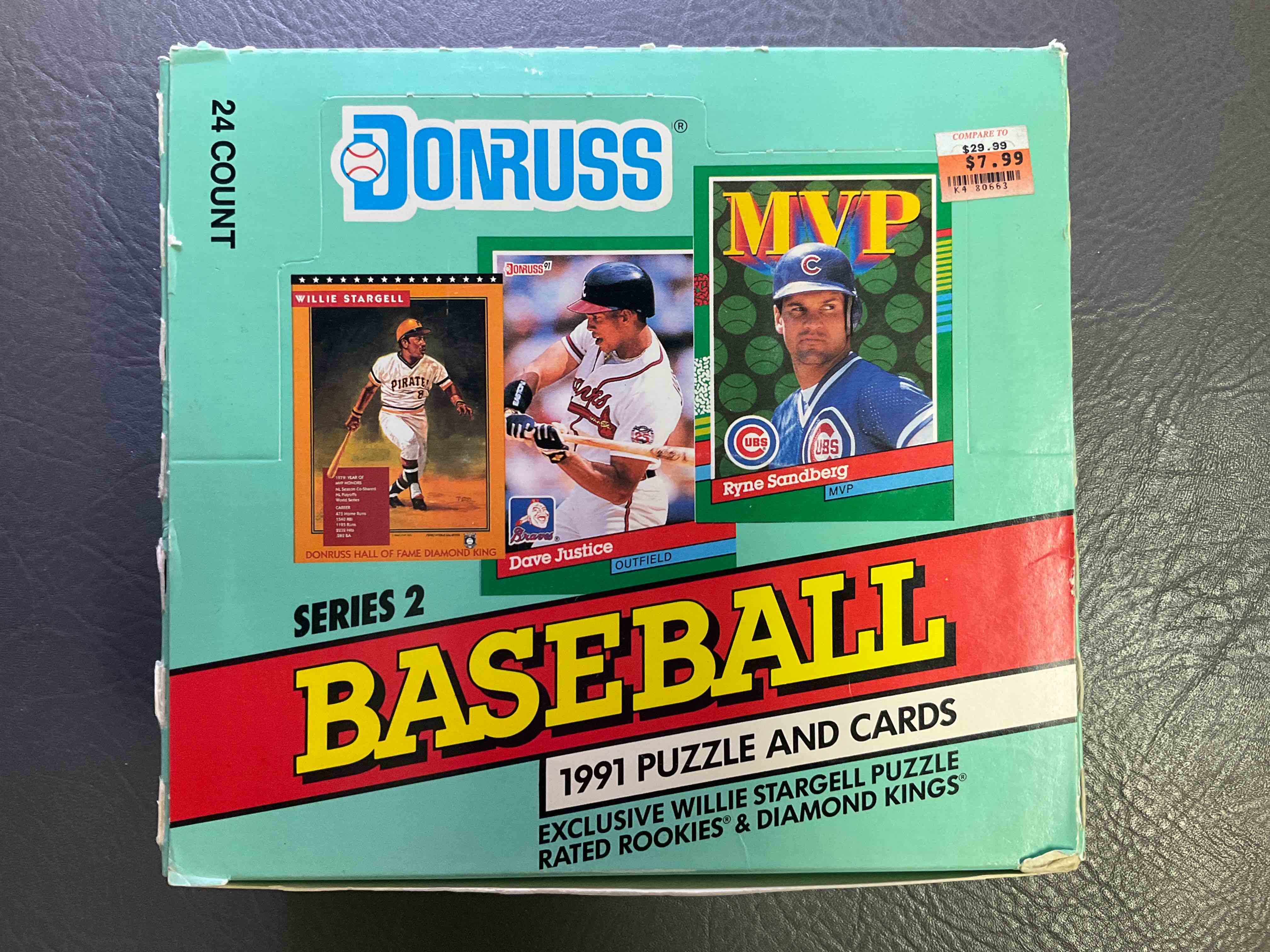 1991 Donruss Baseball Unopened Rare 40 Card Cello Pack, Direct From Original Retail Case!  Sesrch For Early Barry Bonds, Ken Griffey Jr. & More!