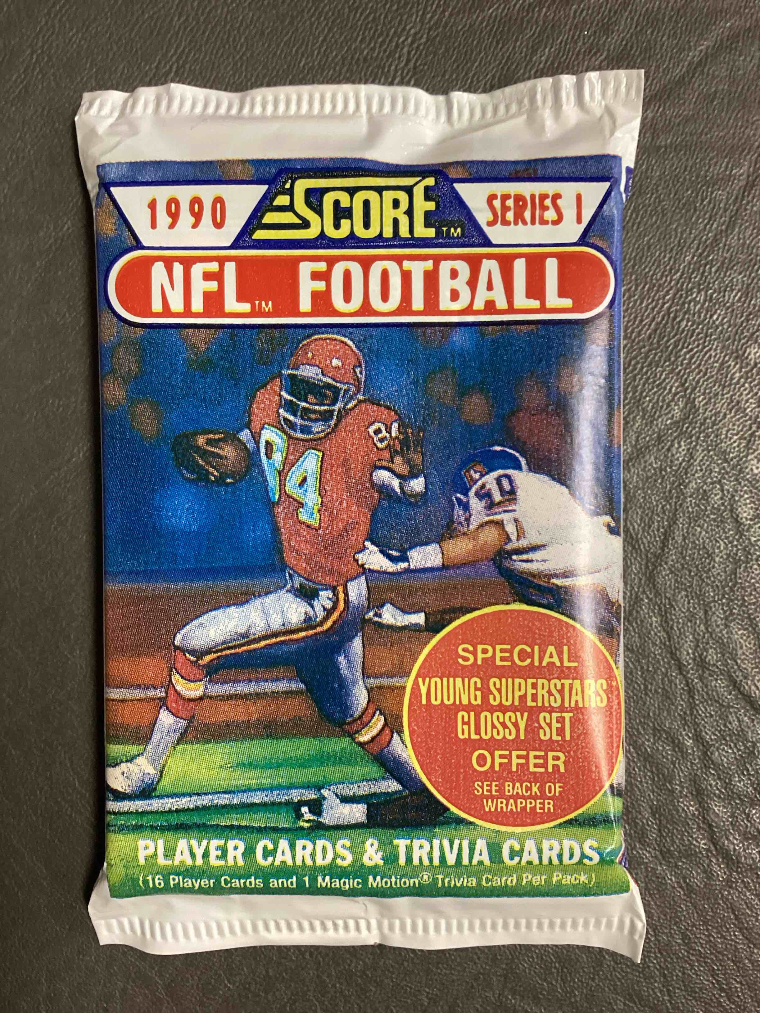 1990 Score Football Series One Sealed Pack, Direct From Original Case.  Search For Emmit Smith Rookie, Early Barry Sanders & Jerry Rice & So Much More!