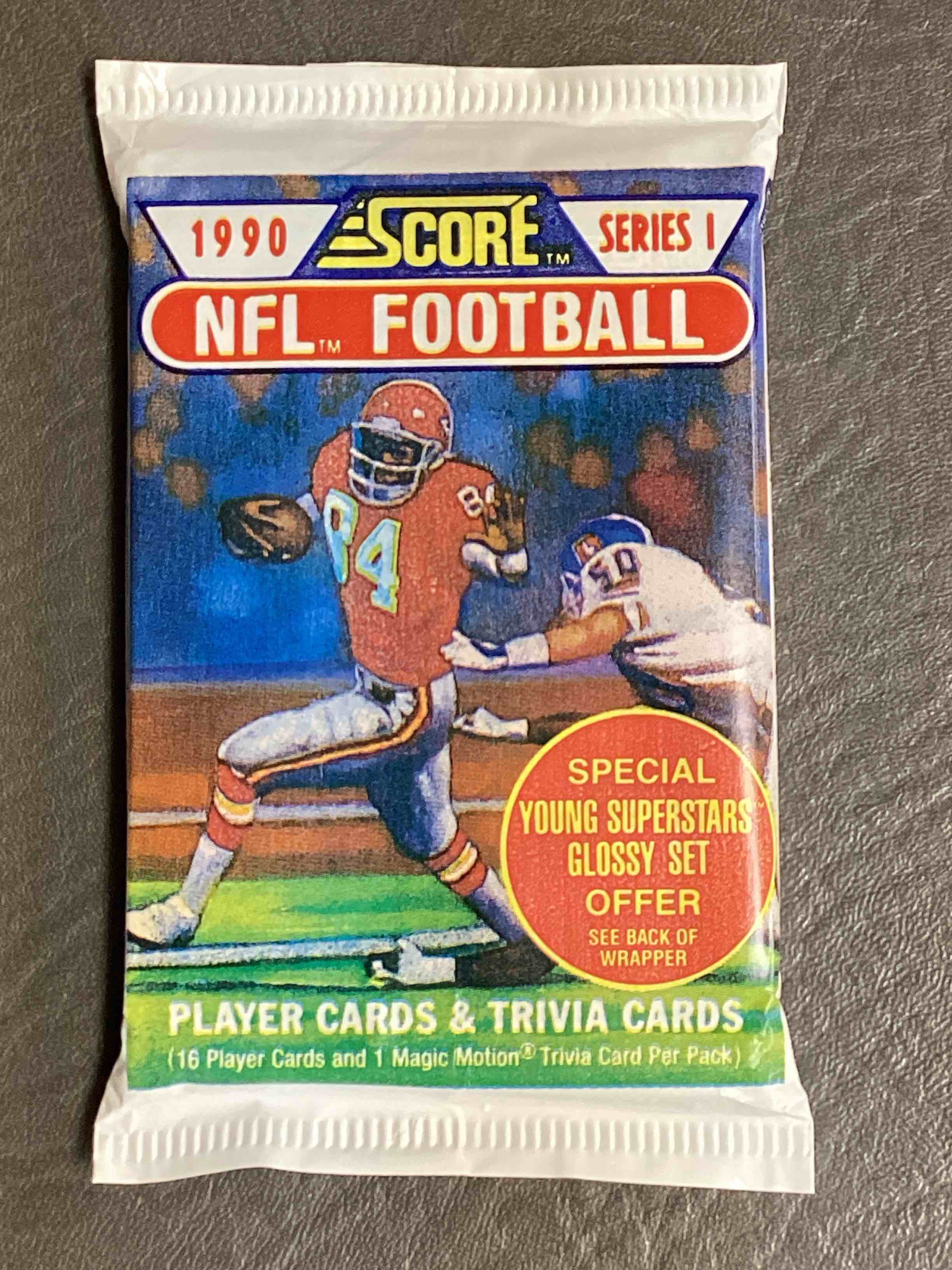 1990 Score Football Series One Sealed Pack, Direct From Original Case.  Search For Emmit Smith Rookie, Early Barry Sanders & Jerry Rice & So Much More!