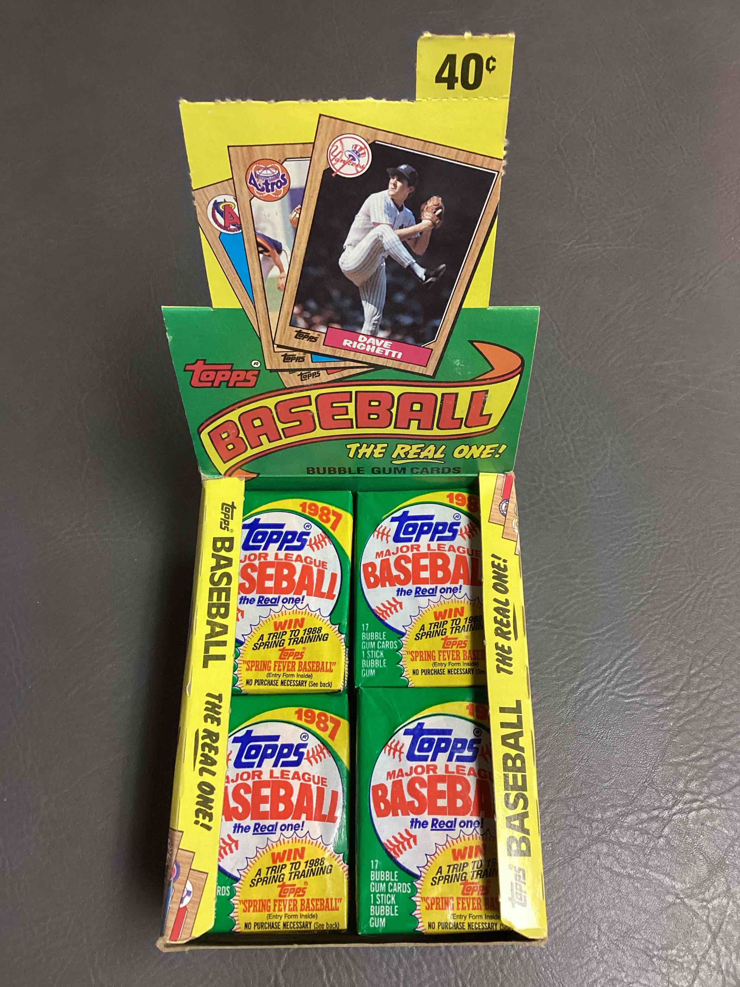 Loaded!  1987 Topps Baseball Unopened Wax Pack, Direct From Original Retail Case!  1987 Topps Baseball Is A Loaded Year With Rookie Cards From Barry Bonds (PSA 10 $300+) , Bo Jackson, Jose Canseco & More!  Excellent Condition!