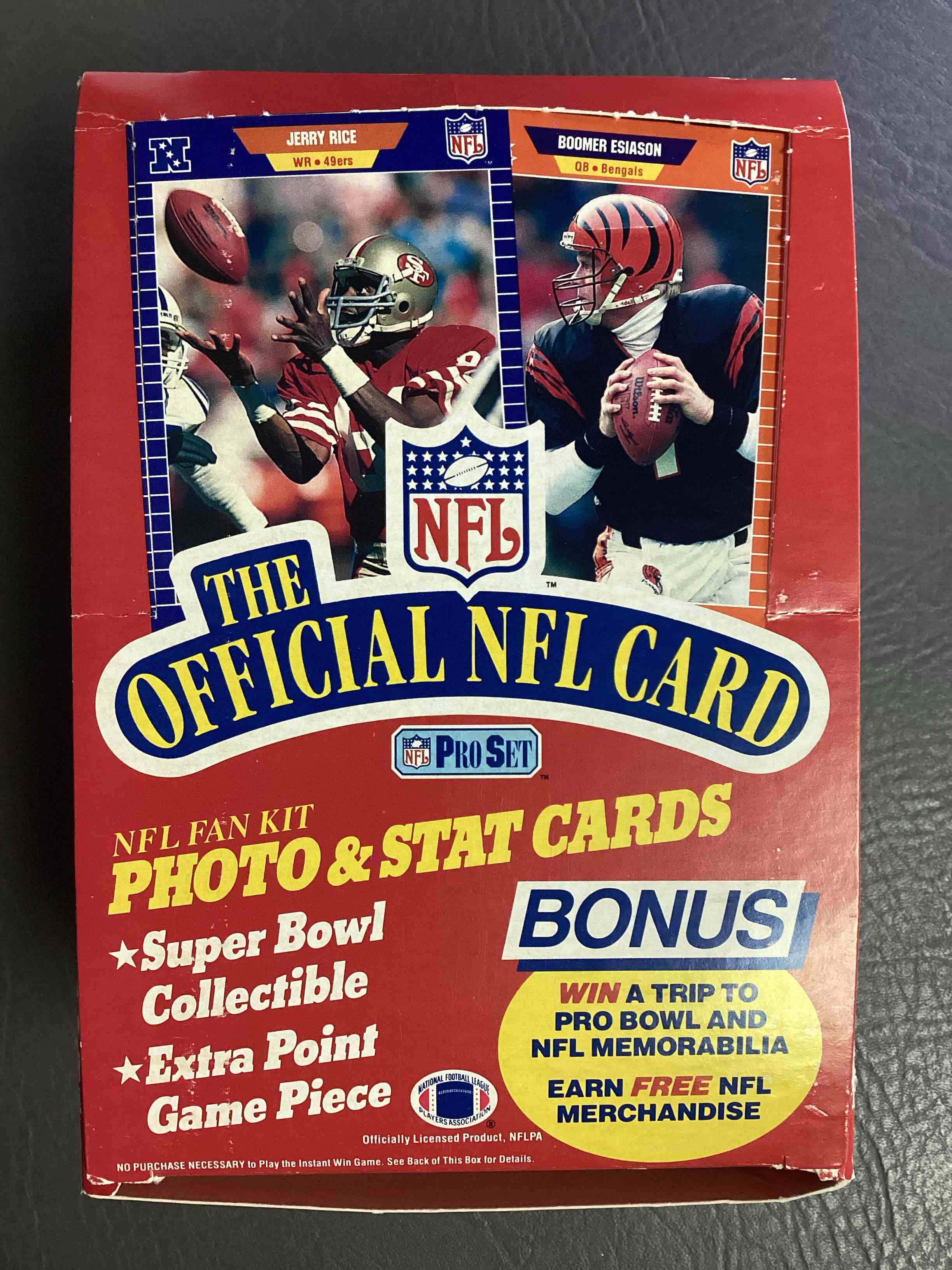 Loaded!  1989 Pro Set Football Sealed Card Pack, Direct From Original Retail Case!  Highly Sought After By Collectors As This Year Is LOADED With High Profile Rookies!  Search For Rookie Cards From Barry Sanders, Deion Sanders, Troy Aikman, Michael Irvin & So Much More!  Getting Very Hard To Find!