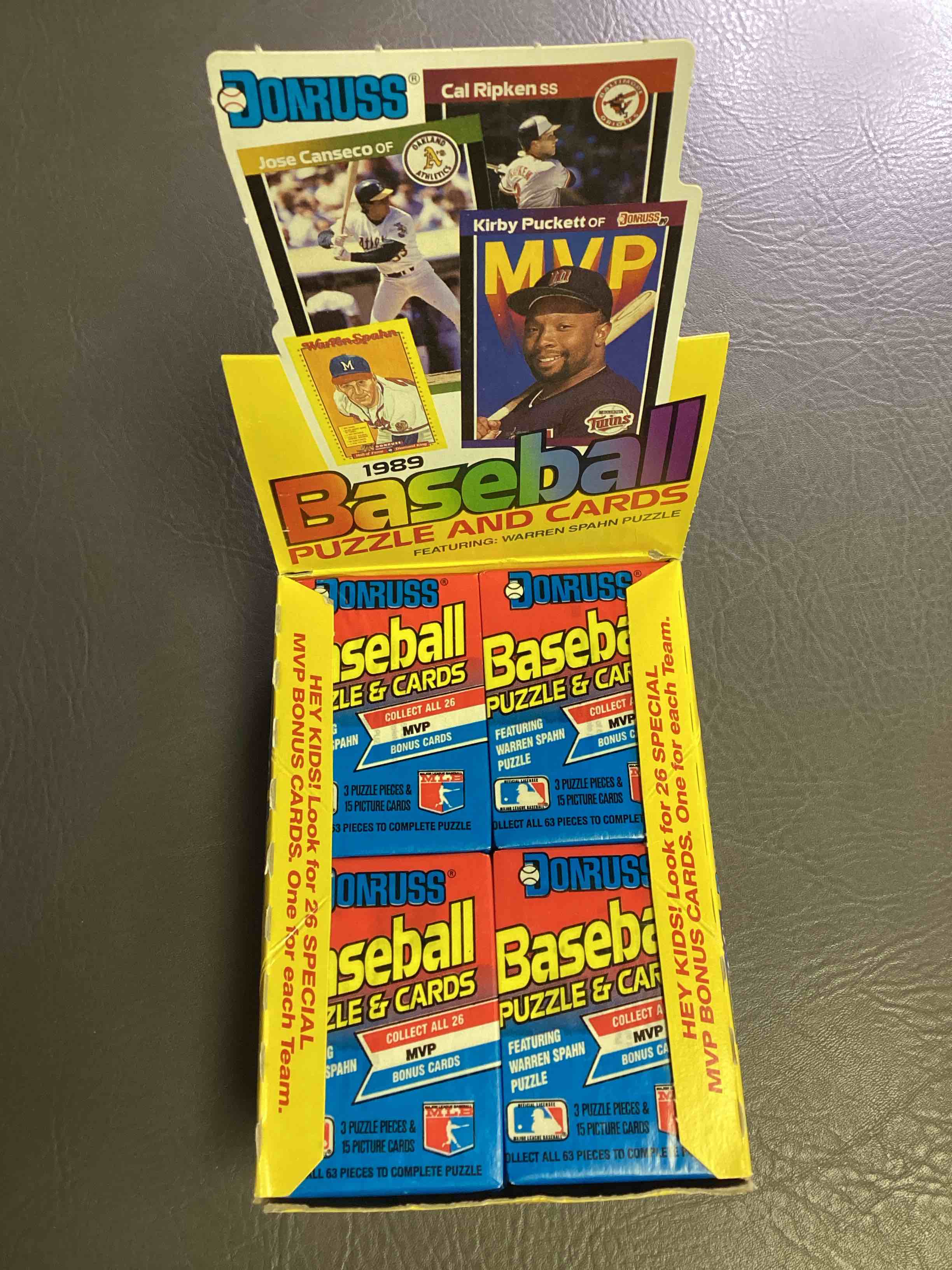 1989 Donruss Baseball Unopened Wax Pack, Direct From Original Sealed Retail Case!  Search For Valuable Ken Griffey Jr. Rookie Card #33 (PSA 10 Value $400+) & Randy Johnson Rookie Card #42, & So Much More!