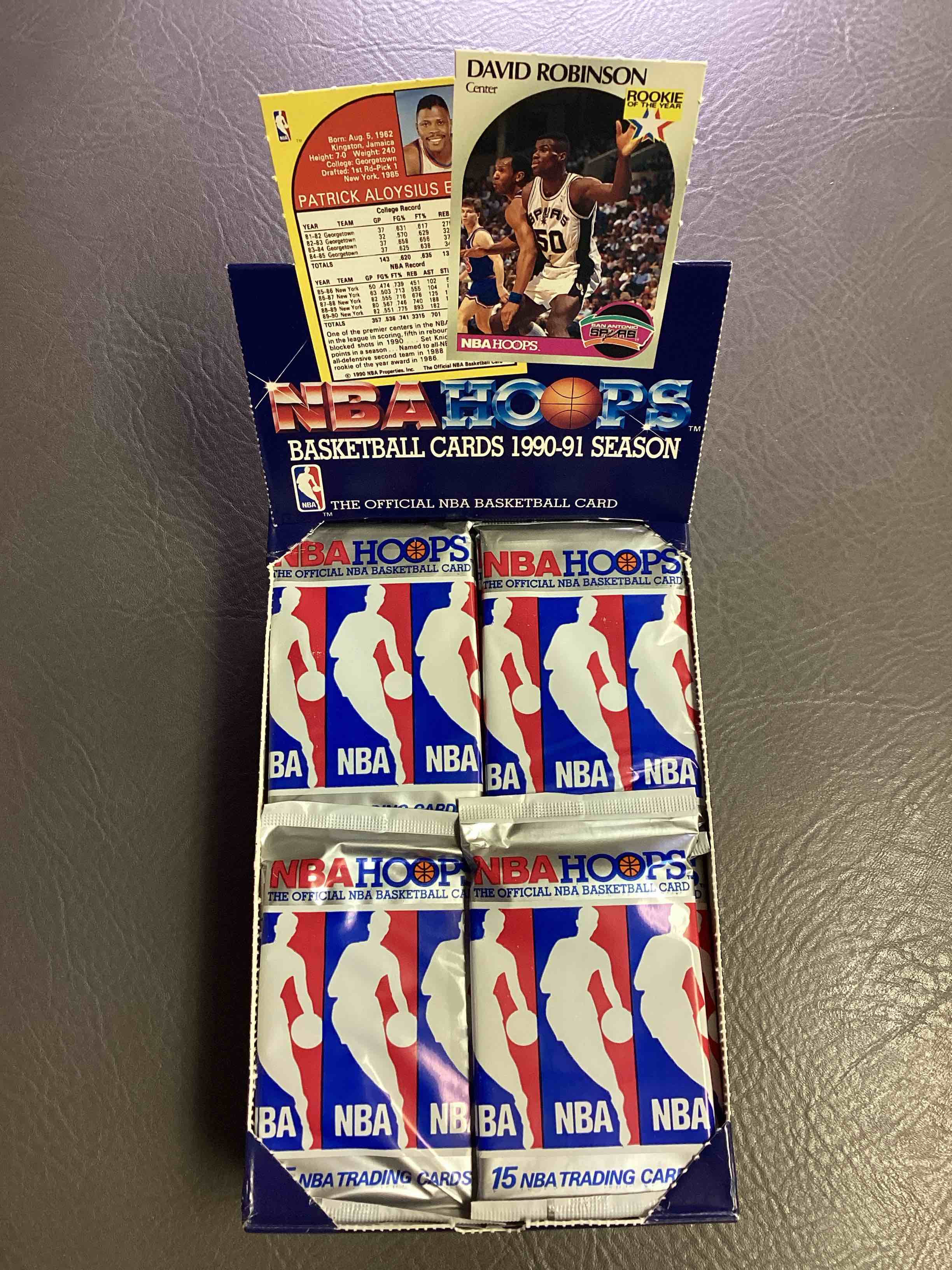 Wow!  1990/91 NBA Hoops Unopened Sealed Card Pack, Direct From Original Sealed Retail Case!  Search For Early Michael Jordon #65 (PSA 10 $550 Value), Jordon All Star Card, & Too Many Other Nice Cards To List!
