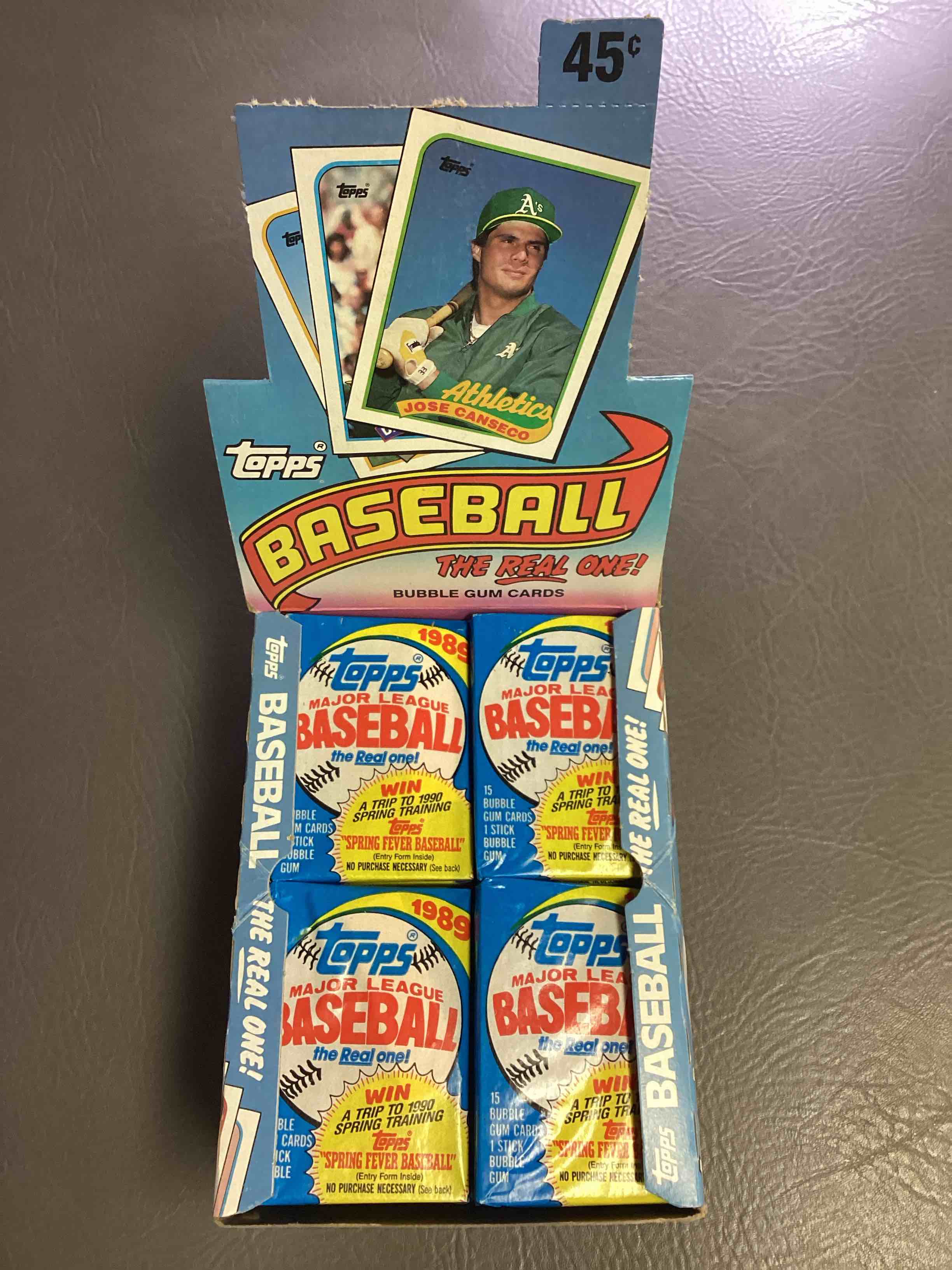 1989 Topps Baseball Unopened Wax Pack, Direct From Original Retail Case.  Search For Randy Johnson & Deion Sanders Rookie & Tons Of 80’s Stars!