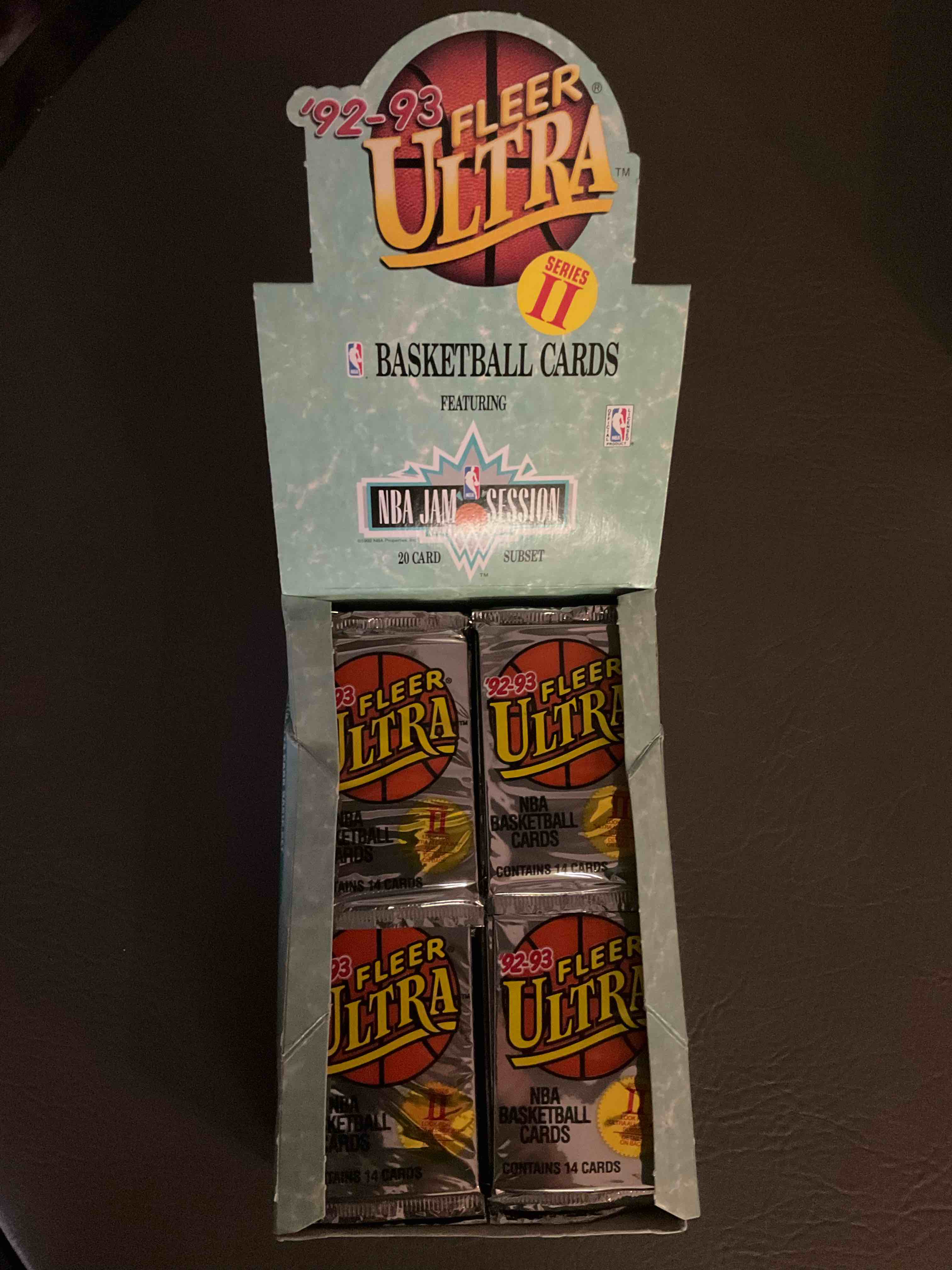Shaq Rookie!? Awesome 1992/93 Fleer Ultra Series Two NBA Basketball Sealed Card Pack, Direct From Original Sealed Retail Case! Series Two Is A Collectors' Dream Because It's Where To Find Shaquille O'Neals' Rookie Card, As Well As Several Valuable Michael Jordan Cards! Getting Harder & Harder To Find!