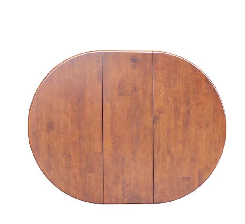 (Base Sold Separately) 36 in. x 48 in. x 30 in. H Pecan Extension Laurel Pedestal Table by International Concepts