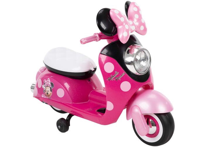 Disney Minnie Mouse Ride-On Scooter, 6V, 17019 | Huffy