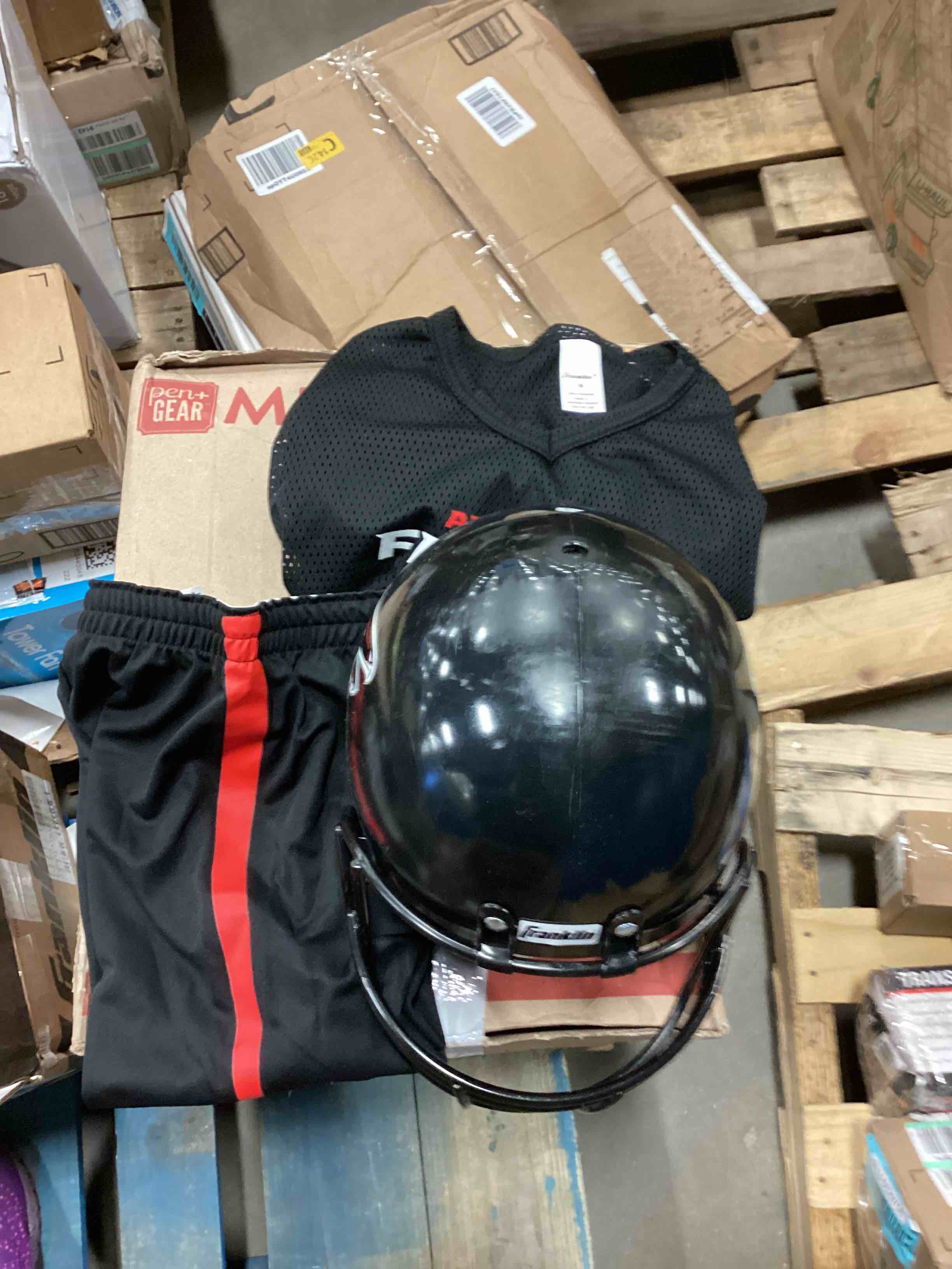 Franklin Sports NFL Youth Football Uniform Set for Boys & Girls - Includes Helmet, Jersey & Pants with Chinstrap + Numbers