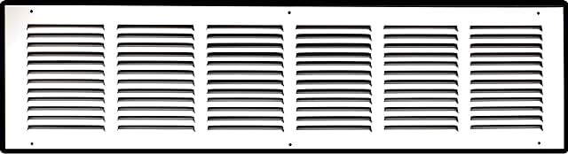 Amazon Basics Return Air Grille Duct Cover for Ceiling and Wall White 30" W X 8” H 1 Pack