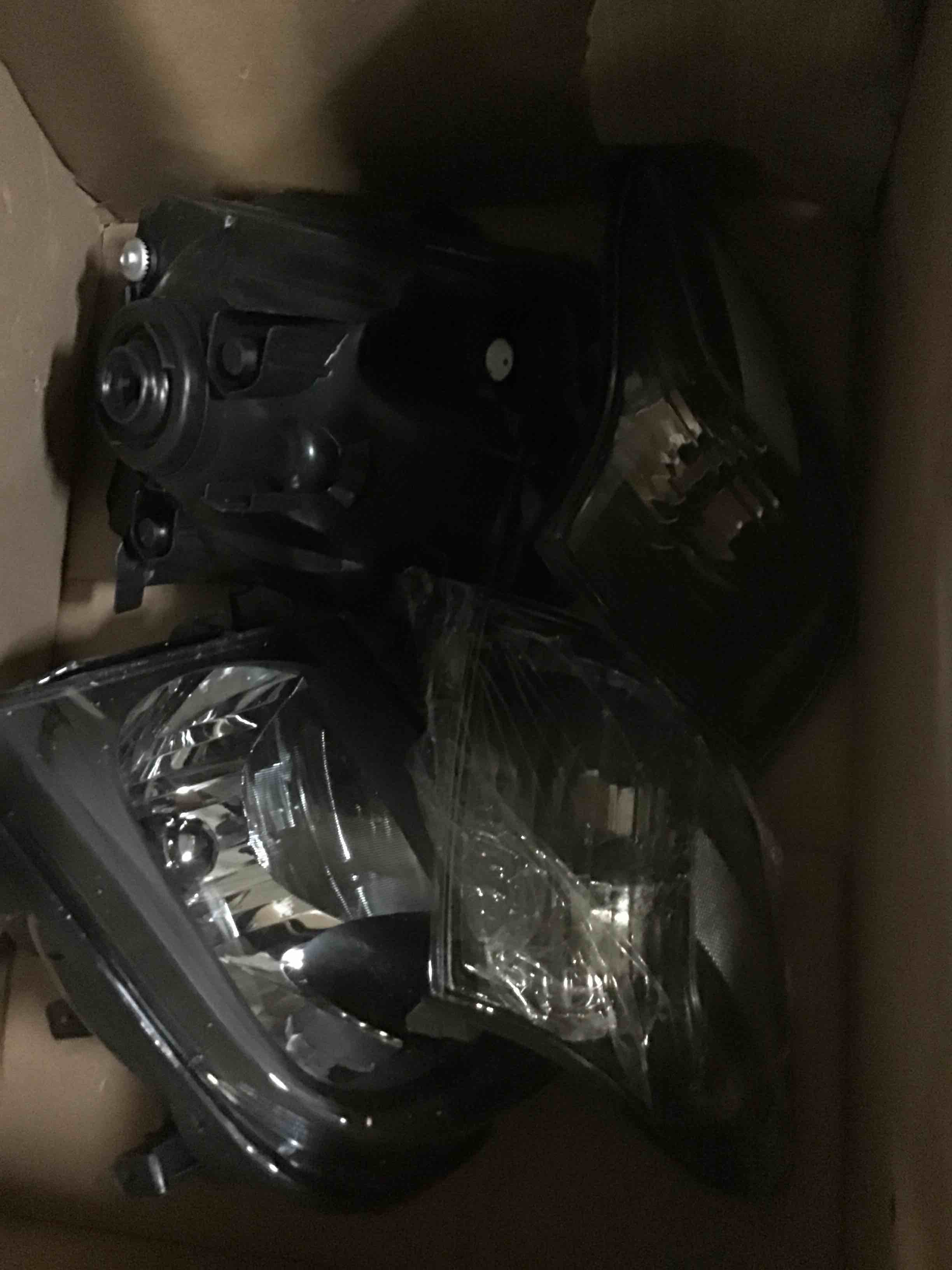 Nilight Headlight Assembly for 2005 2006 Toyota Tundra 4 Door Double Crew Cab 2005 2006 2007 Sequoia Pickup Replacement Black Housing Clear Reflector Driver and Passenger Side, 2 Years Warranty Black Housing+ Clear Reflector