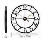 evursua 24 inch large modern farmhouse clock 