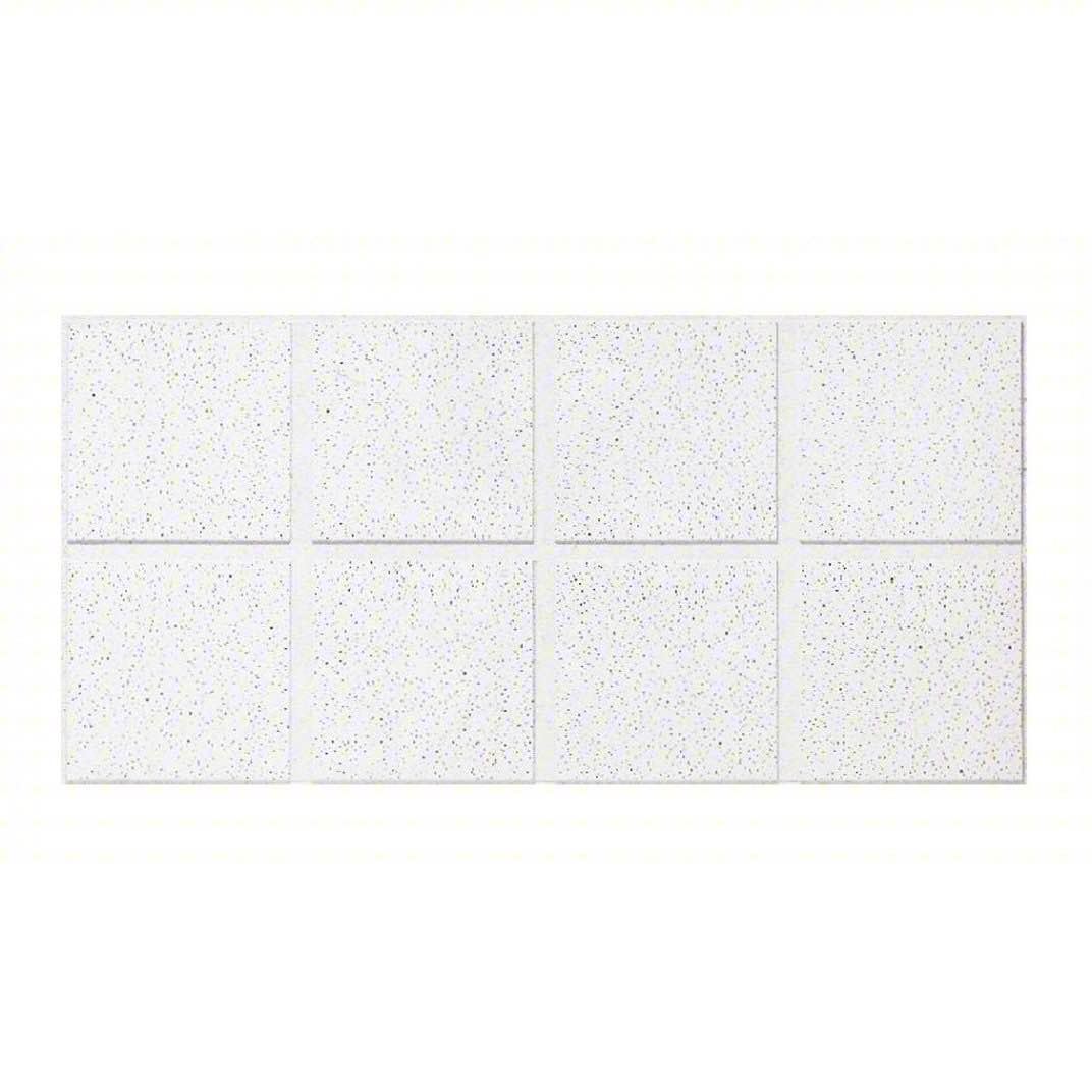 ARMSTRONG Ceiling Tile: 1760C, 24 in x 48 in, Angled Tegular, 15/16 in Grid Size, 0.55 NRC, 10 PK