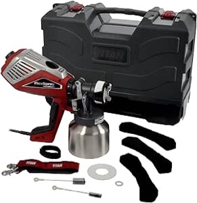 Titan Tool 0524093 FlexSpray Paint Sprayer, Great for Interior, Exterior and Fine Finishing, Adjustable Settings, Includes Storage Case and Shoulder Straps