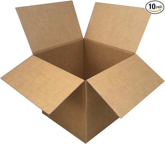 UBMOVE Corrugated Large Mail and Shipping packaging boxes - 10 pack (20 x 20 x 20 inch / 10pk)